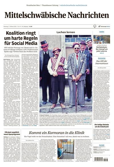 Mittelschwäbische Nachrichten 2026-02-17