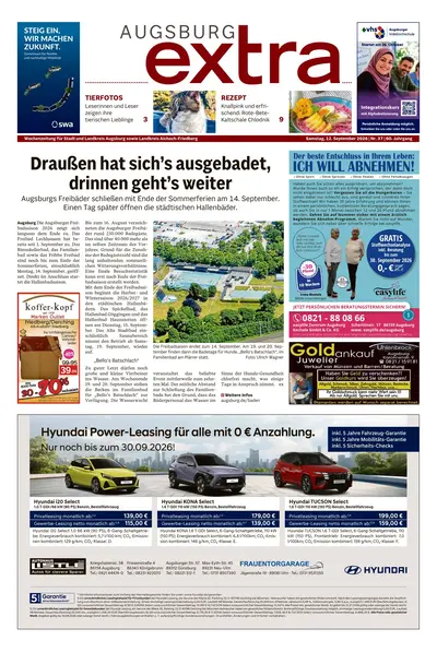 Augsburg extra 2026-09-12
