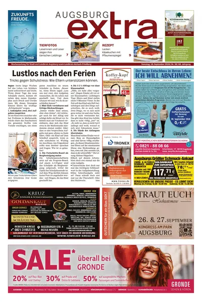 Augsburg extra 2026-09-19
