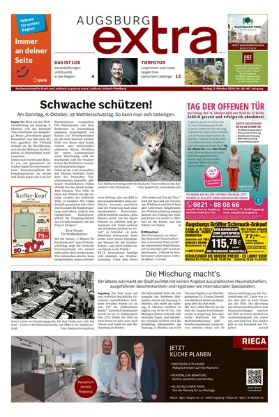 Augsburg extra 2026-10-02